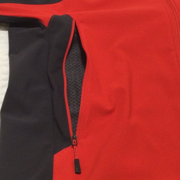 EUC Mens The North Face TNF Apex Summit Series XL Red/ Dark Gray Jacket - Picture 9 of 16